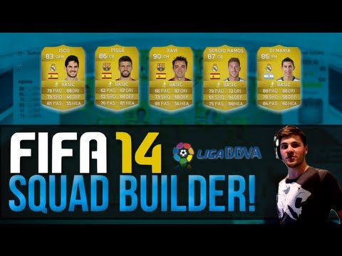 FIFA 14 ULTIMATE TEAM! | Liga BBVA / Spanish Player Squad Builder!