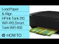 Load Paper, Print Alignment Page HP Ink Tank 310, 410 and 450 Series | HP Support