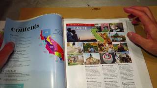 Watching magazine to sleep, asmr