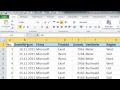 Excel - Pivot Tutorial 1 - Pivot-Tabelle erstellen