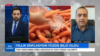 Ağustos Ayı Enflasyon Oranı Açıklandı. Piyasaları Neler Bekliyor? Bbn Fi̇nans-Emre Di̇ner05.09.2022