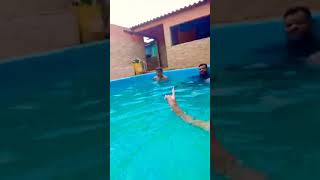 Minha Rotina Da Tarde,Na Piscina