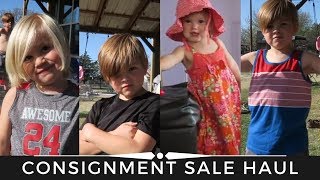 CHILDREN'S CONSIGNMENT SALE HAUL || Just Between Friends Sale