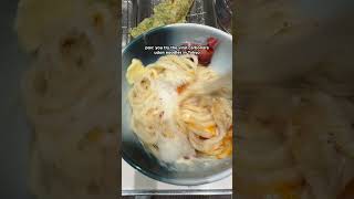 Carbonara Udon Noodles In