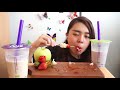 Asmr Boba Milk Tea Fruits Chewy Sticky Soft Crunch Eating Asmr Boba Milk Tea Fruits Chewy Sticky Soft Crunch Eating