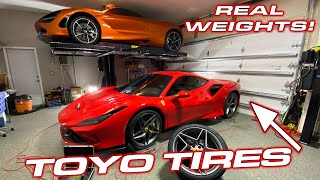 F8 Vs 720S Rematch Weigh-In Bad News With The Toyo R888R Tires Ferrari F8 Vs Mclaren 720S
