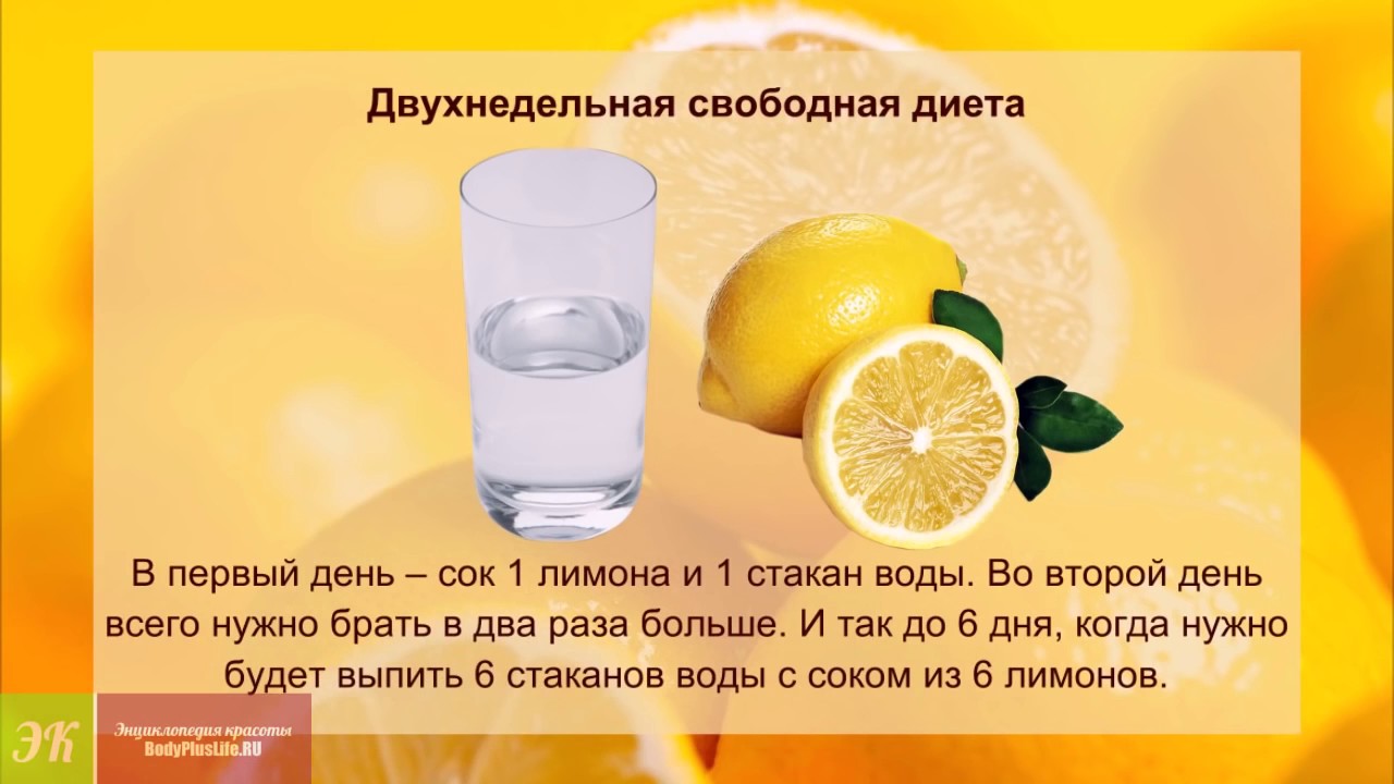 Лимонная Диета Отзывы