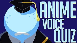 ? ANIME VOICE QUIZ #2 - Guess the character (VO)