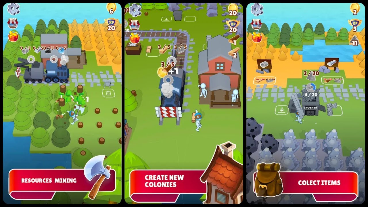 Railroad: Idle Arcade Game — Mobile Game | Gameplay Railroad: Idle Arcade Game — Mobile Game | Gameplay
