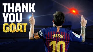 Thank you, Leo Messi, the Greatest Of All Time |  FC Barcelona 