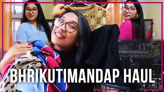 Bhrikutimandap And New Road Haul Try On Haul Winter Shopping Haul Sweety Dan