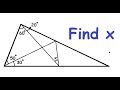 Hard Problem | Find Angle x | PRMO RMO INMO IMO Math Olympiads SSC