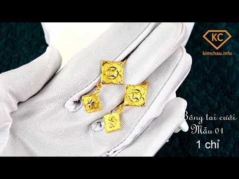 Bông tai cưới cho cô dâu mẫu 01
