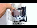 Wall Mounted Display Cases | Real Glass & Wood | Protect Your Sports Memorabilia