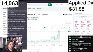 Apld Applied Digital Stock Earnings Call Live Levi Levi Strauss Gme Gmews Gamestop Stock Live