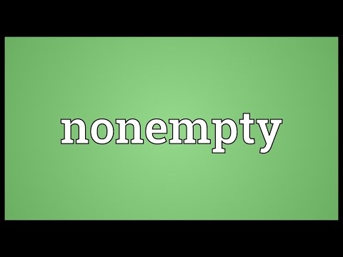 Header of nonempty