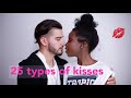 25 TYPES OF KISSES!!
