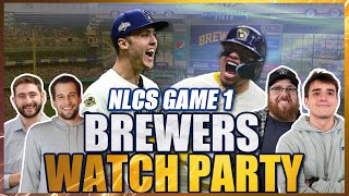 Live Watch Party Milwaukee Brewers Vs Los Angeles Dodgers Nlcs Game 1 Reaction
