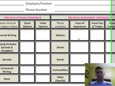 How to get approved for options trading