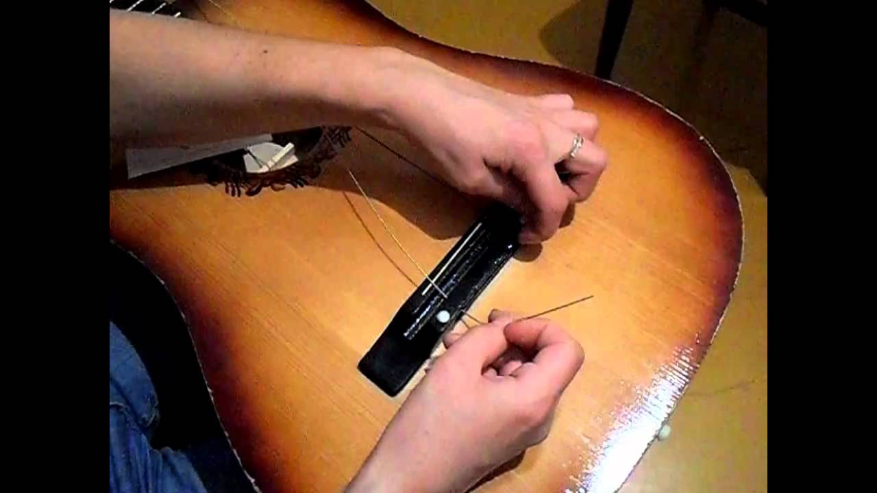 Как сделать струны на гитару своими руками 86