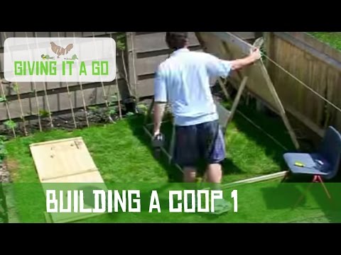 Building the coop for the Chickens (Part 12)