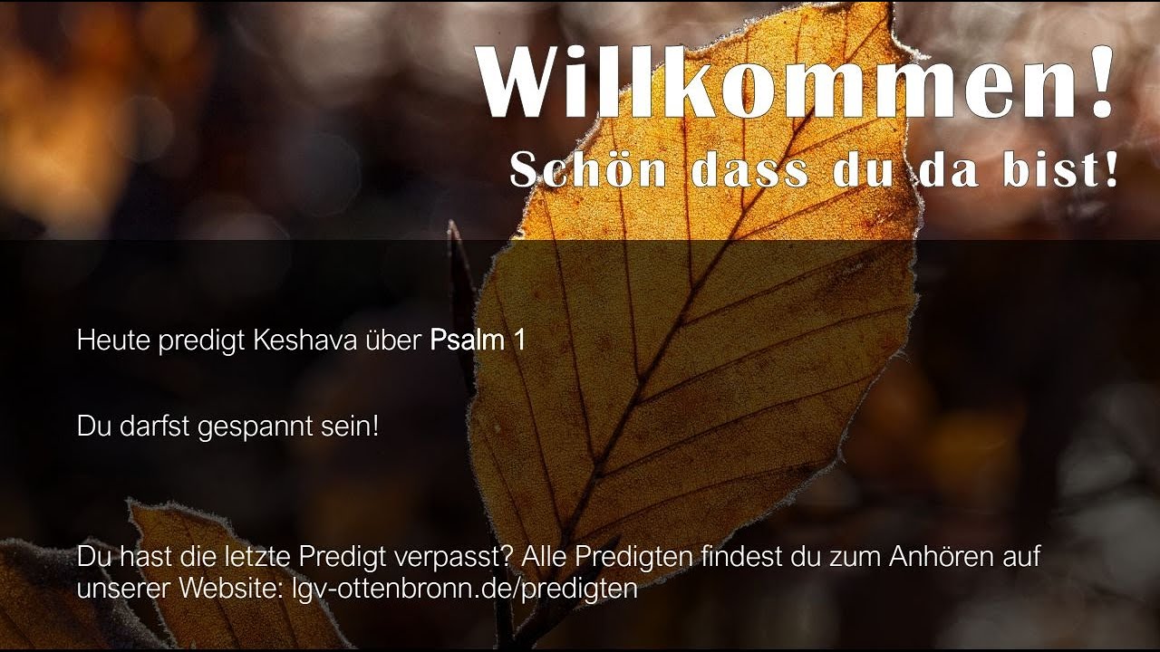 Gottesdienst LGO am 14.11. 2021 mit Keshava Wolf