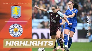 Goalkeeping Greatness On Show Aston Villa V Leicester City Highlights Barclays Wsl 2 2526