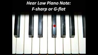 Hear Piano Note - Low G Flat Or F Sharp