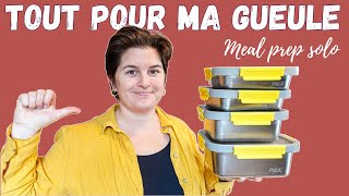 Meal Prep Solo 4 Repas Et Des Pdj Prêts Davance En 40 Minutes
