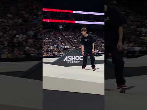 Yuto Horigome Switch Tre Lipslide at SLS Jacksonville 2022