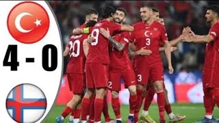 Türkiye vs Faroe Adaları 4-0 Maç Özeti | UEFA Uluslar Ligi - 2022 HD