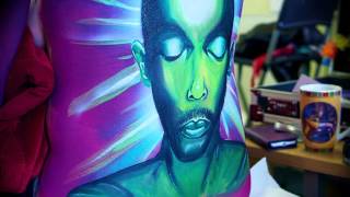 Behind The Scenes The Isle Of Wight Festival 2016 Headliner Body Paint