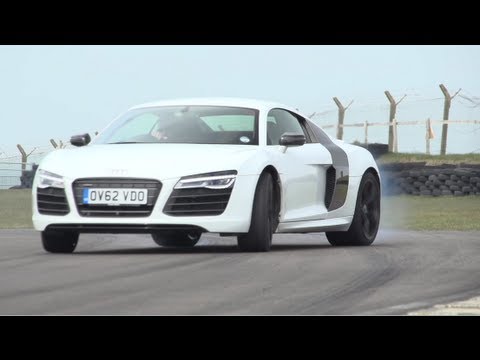 Audi R8 V10 Plus, Porsche 911 Turbo S, Litchfield GT-R. Track, Drag-Race - CHRIS HARRIS ON CARS