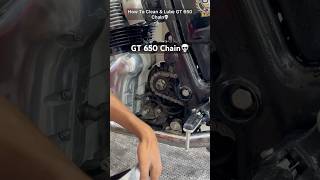 How To Properly Clean & Lube Continental Gt 650 Chain Gt 650 Chain Cleaning & Chain Lube