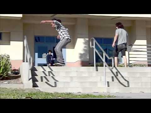 Nollie Bigspin Heelflip 5-Stair [Super Slow-Motion]