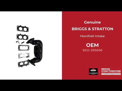 595606 Manifold-Intake - Briggs and Stratton - Genuine OEM Part 595606 Manifold-Intake - Briggs and Stratton - Genuine OEM Part