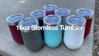 16oz Stemless Tumbler