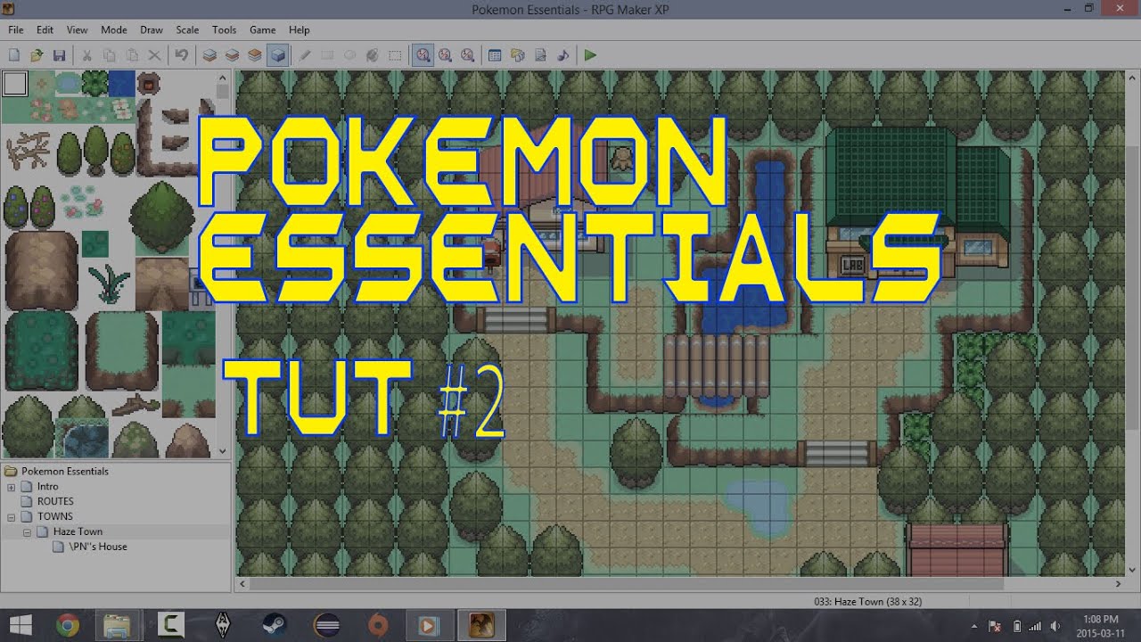 how to make a pokemon game with rpg maker xp