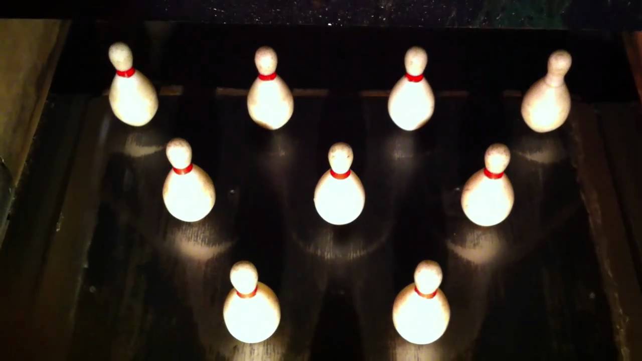 Duckpin Bowling Pin Setter Top View 4 YouTube