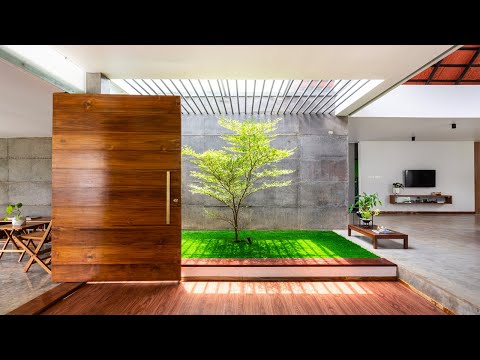 A Lush Modern Tropical House In Kerala With Indoor Greenery
