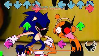 Fnf Sprunki All Phases 2.3 Vs Sonic.exe Sings Sliced Pibby Incredibox Sprunki Fnf Mods
