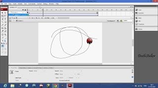 Flash Tutorial Motion Tween Along Path 2D Animation