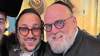 Michoel Schnitzler & Lipa Schmeltzer singing at a event with Lev Choir & The Freilach Band!