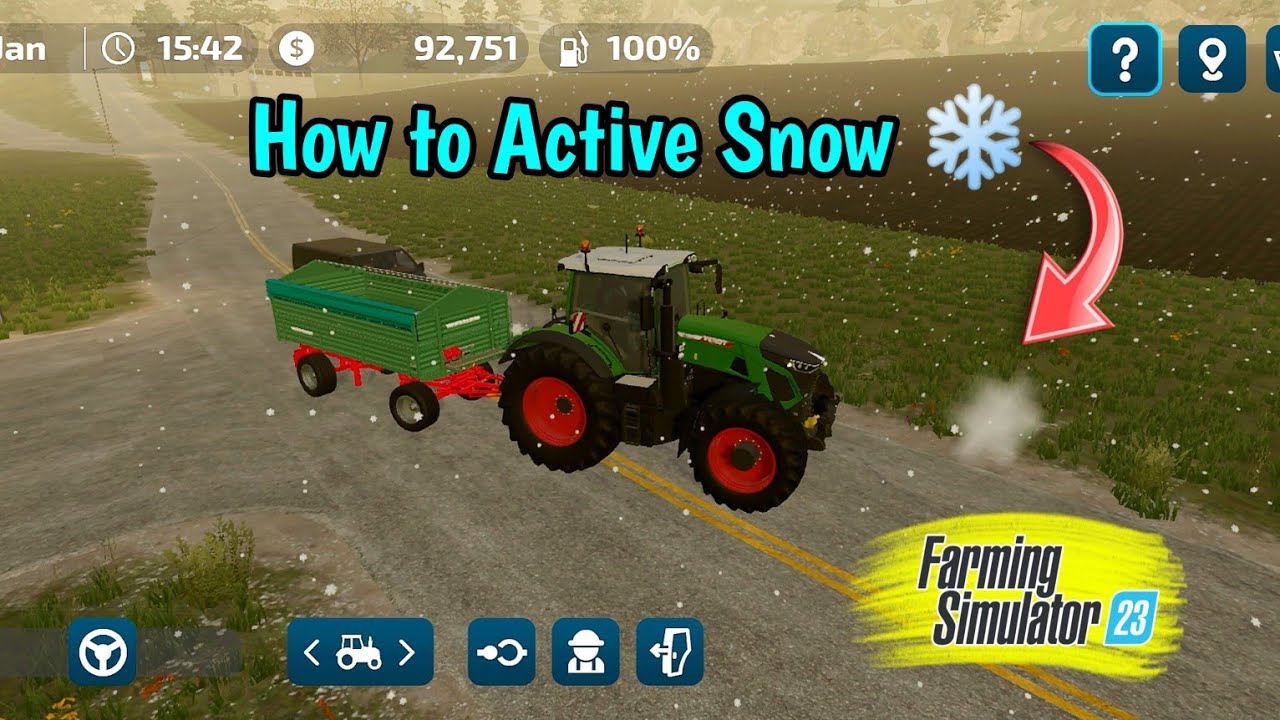 How to Enable Snow in FS 23 | FS 23 Main snow kaise How to Enable Snow in FS 23 | FS 23 Main snow kaise