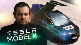 D3 Tesla Model X Черная Молния В Поисках Зарядки