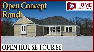 Open House Tour 86 - Open Concept Ranch Home - Narrated Tour with US Shelter Homes
