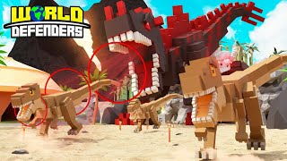 Jai Joué À Dino Tower Defense Sur Roblox. Roblox Dino Tower Defense World Defenders.