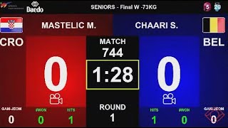 W -73 Kg Final Chaari Sarah Bel - Mastelic Mila Cro Bosnia And Herzegovina Open G1 Sarajevo 2024