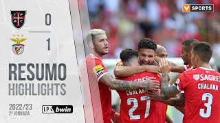 Highlights Resumo Casa Pia Ac 0-1 Benfica Liga 2223