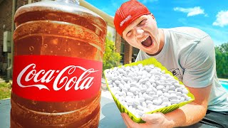 100 Layers Of Mentos Vs Coke Experiment